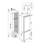 Voir la diapositive 6 : Whirlpool Réfrigérateur combiné intégrable à glissières 300l - WHC20D011B1FR