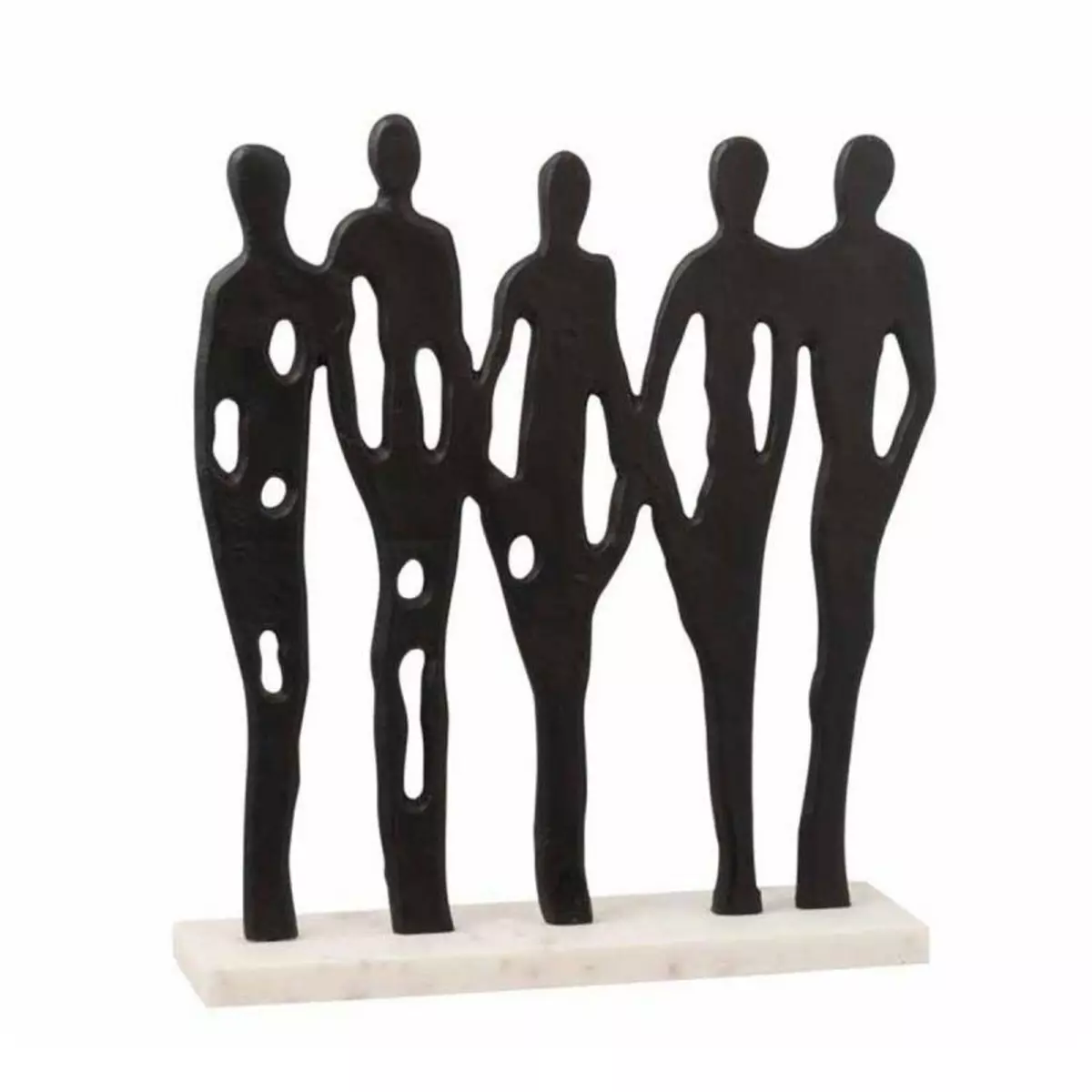 Paris Prix Statue Déco  5 Personnes  41cm Noir