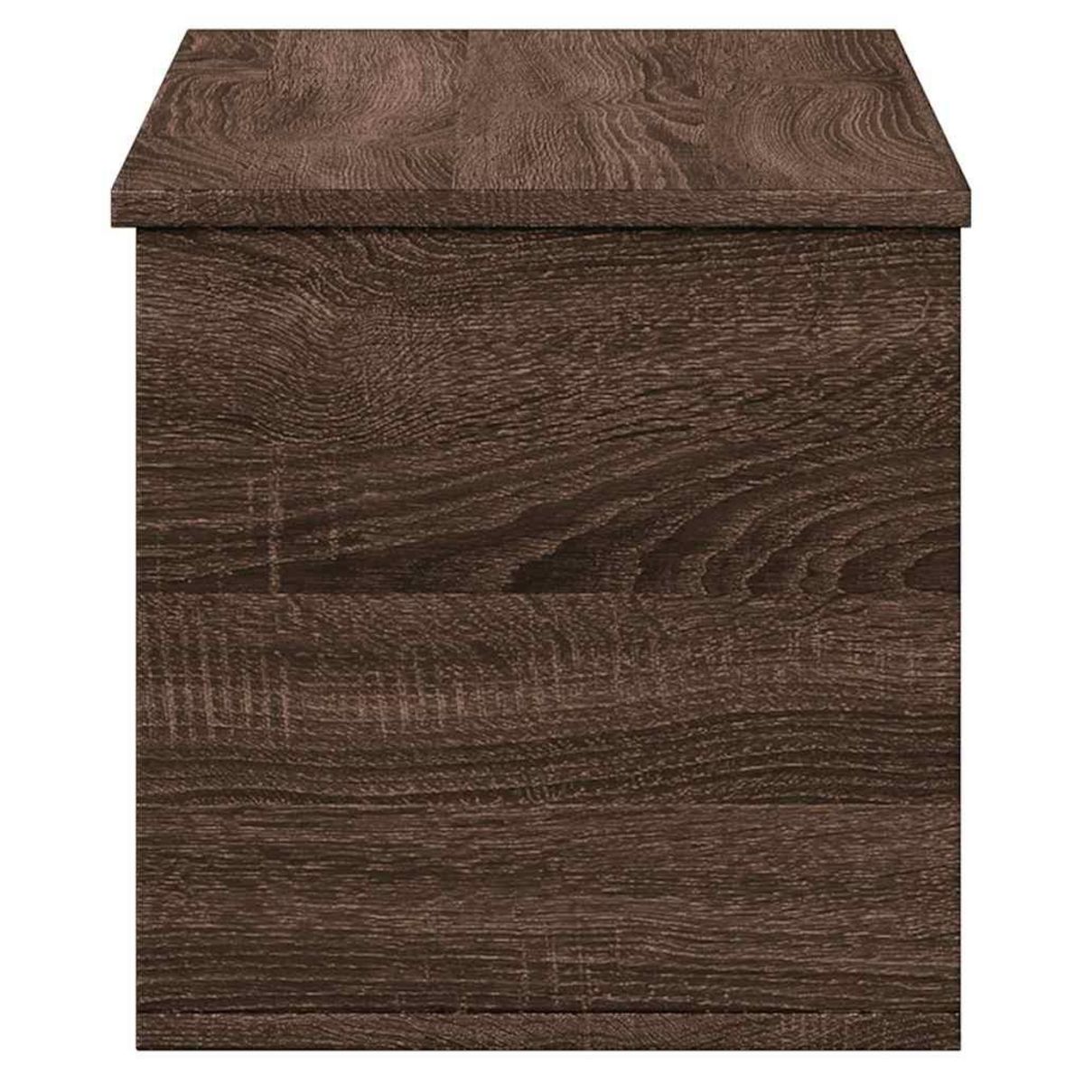 VIDAXL Boîte de rangement chene marron 90x35x35 cm bois d'ingenierie
