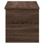 Voir la diapositive 5 : VIDAXL Boîte de rangement chene marron 90x35x35 cm bois d'ingenierie