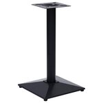 VIDAXL Pied de table de bistro noir 41x41x72 cm fonte
