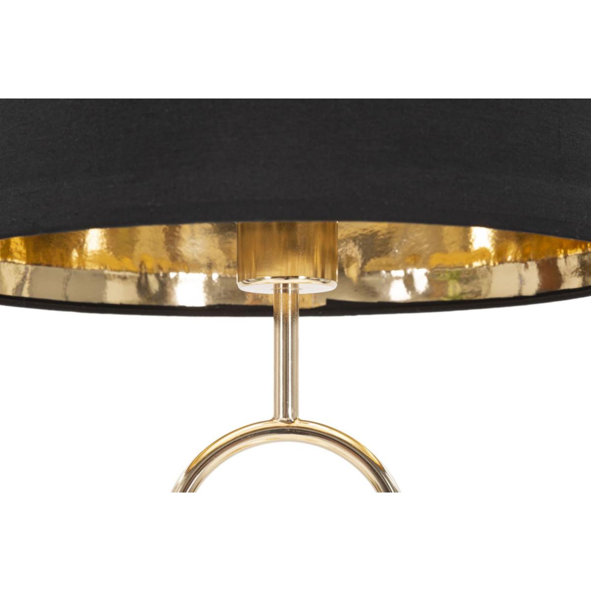 Voir la diapositive 3 : Paris Prix Lampe à poser en métal  bubble  61cm or & noir