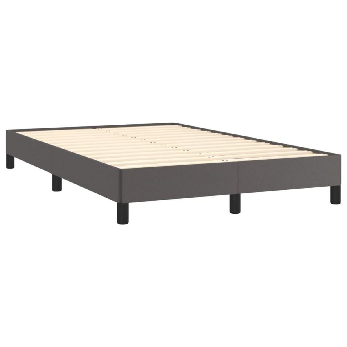 VIDAXL Cadre de lit sans matelas gris 120x200 cm similicuir