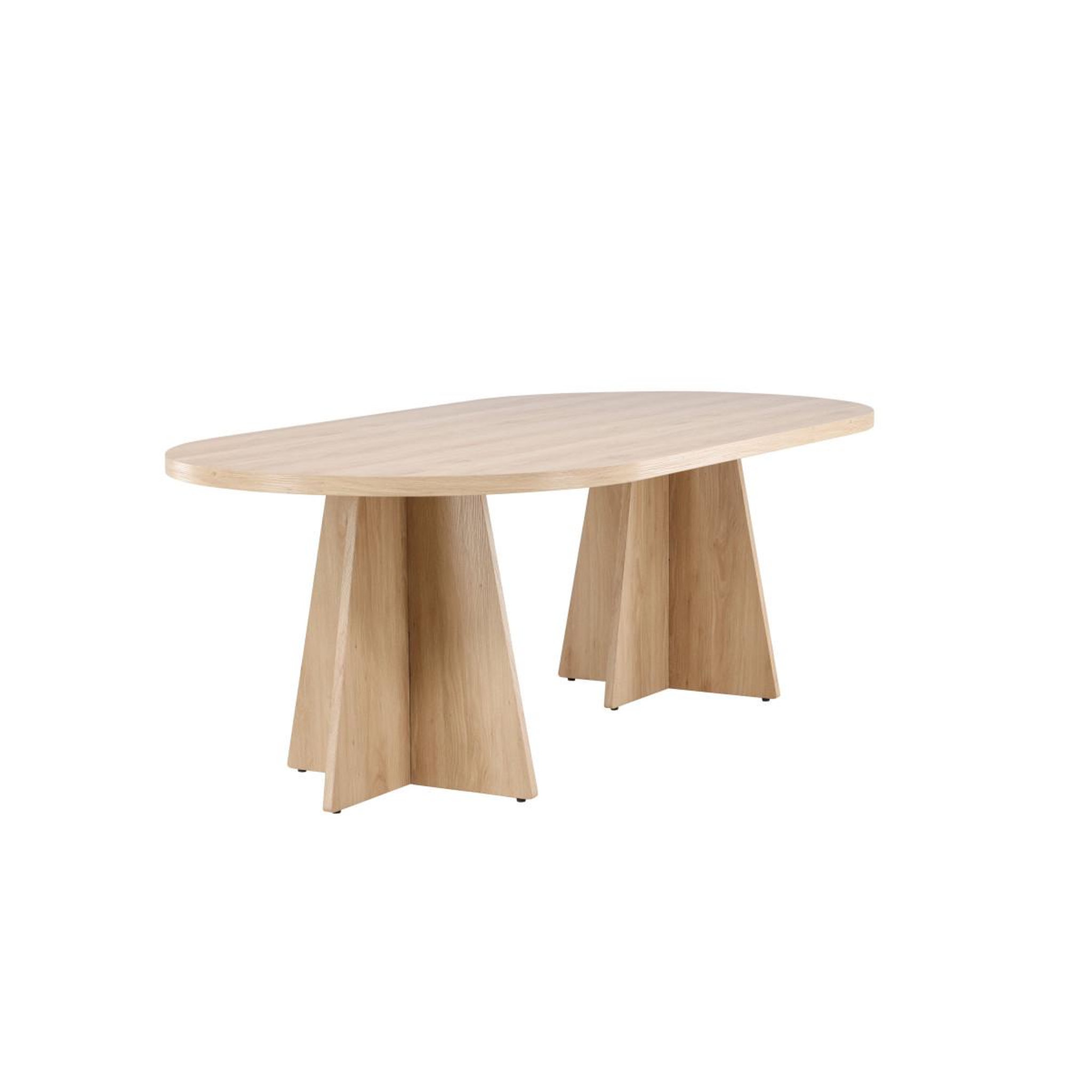 Voir la diapositive 3 : Paris Prix Table à manger design  bootcut  230cm naturel