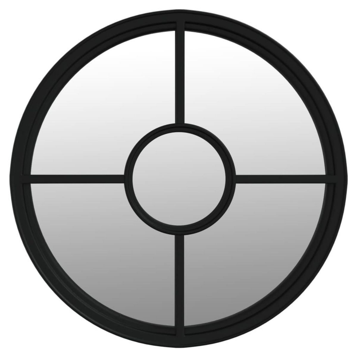 VIDAXL Miroir Noir 40x4 cm Fer pour utilisation a l'interieur