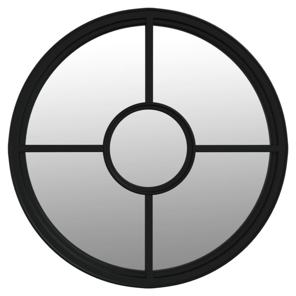 VIDAXL Miroir Noir 40x4 cm Fer pour utilisation a l'interieur