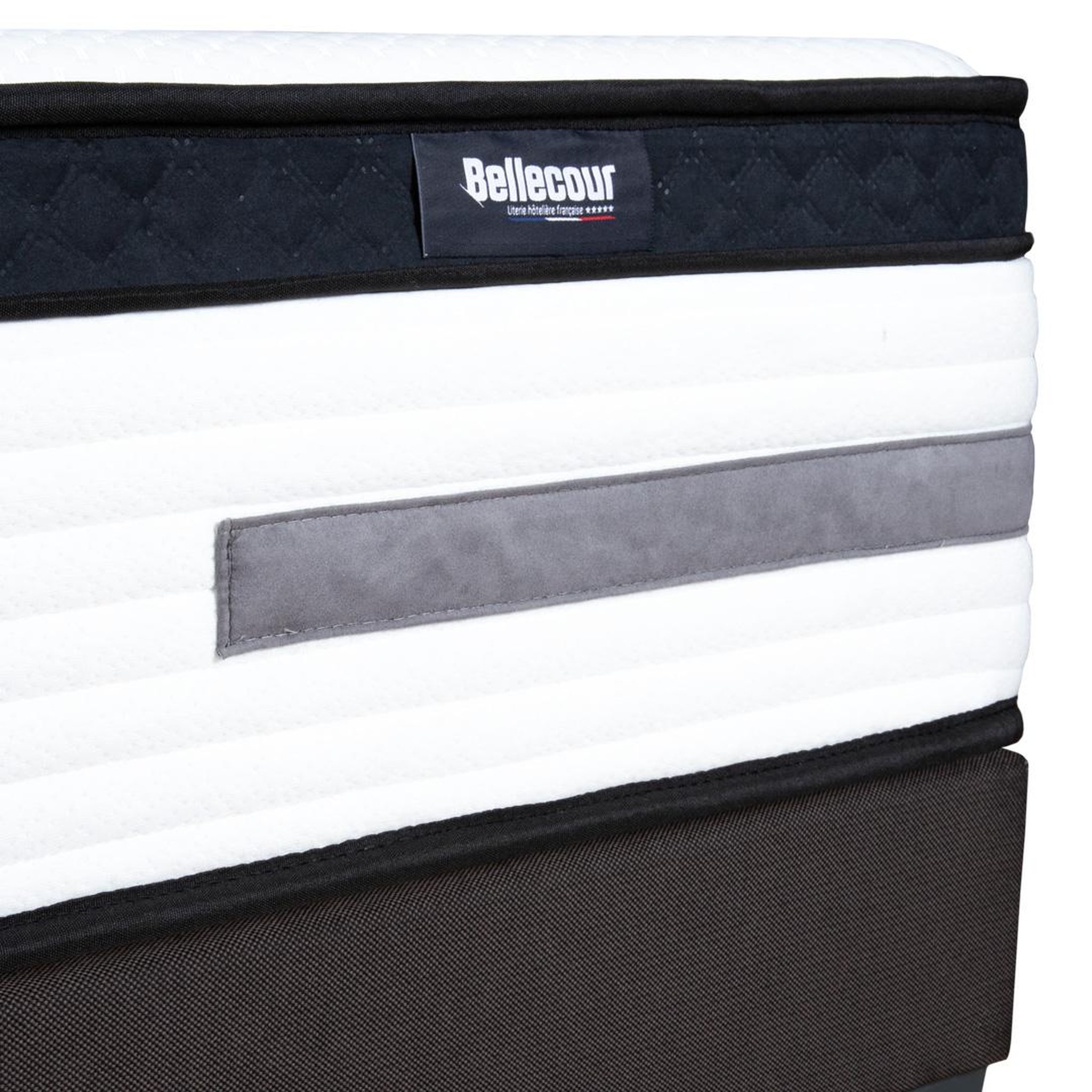 Voir la diapositive 5 : BELLECOUR Bellecour literie | pack prêt à dormir bellevue | matelas ressorts ensachés + sommier + accessoires