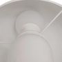 Voir la diapositive 2 : ATMOSPHERA Lampe à Poser Champignon  Lito  24cm Blanc