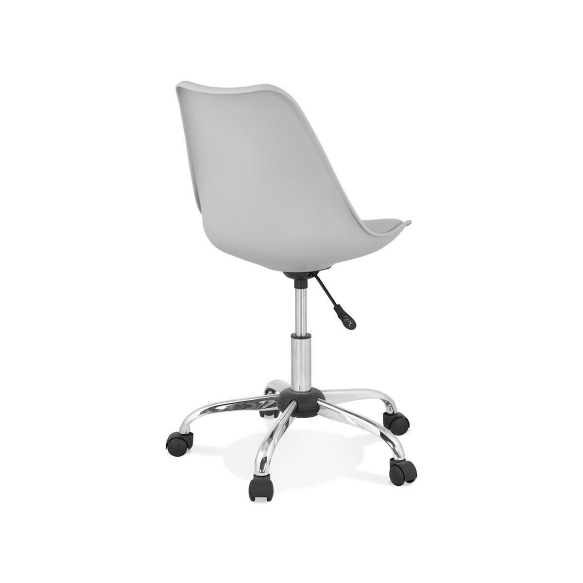 Paris Prix Chaise de Bureau Design  Amidon  81cm Gris