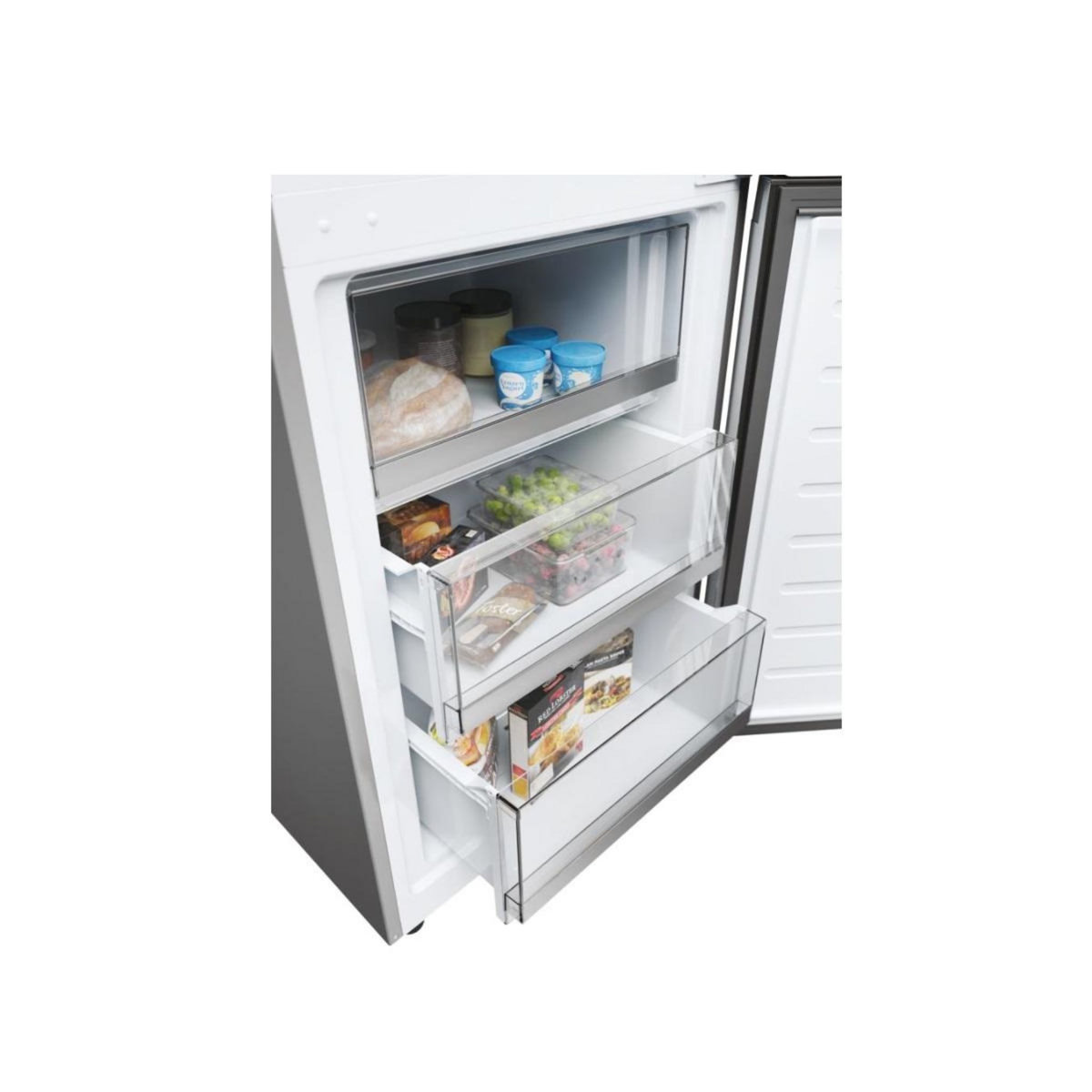 HAIER Réfrigérateur combiné 60cm 352l nofrost inox - HDPW3618DNPK