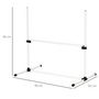 Voir la diapositive 3 : PAWHUT Agility sport pour chiens set de 4 obstacles professionnels avec système de maintien au sol sac transport fourni blanc noir