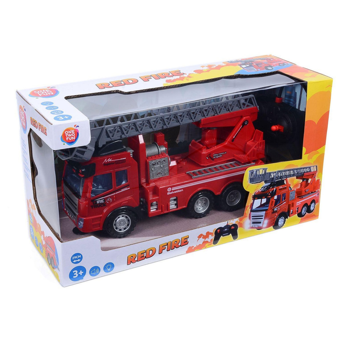 One Two Fun Camion de pompier radiocommandé