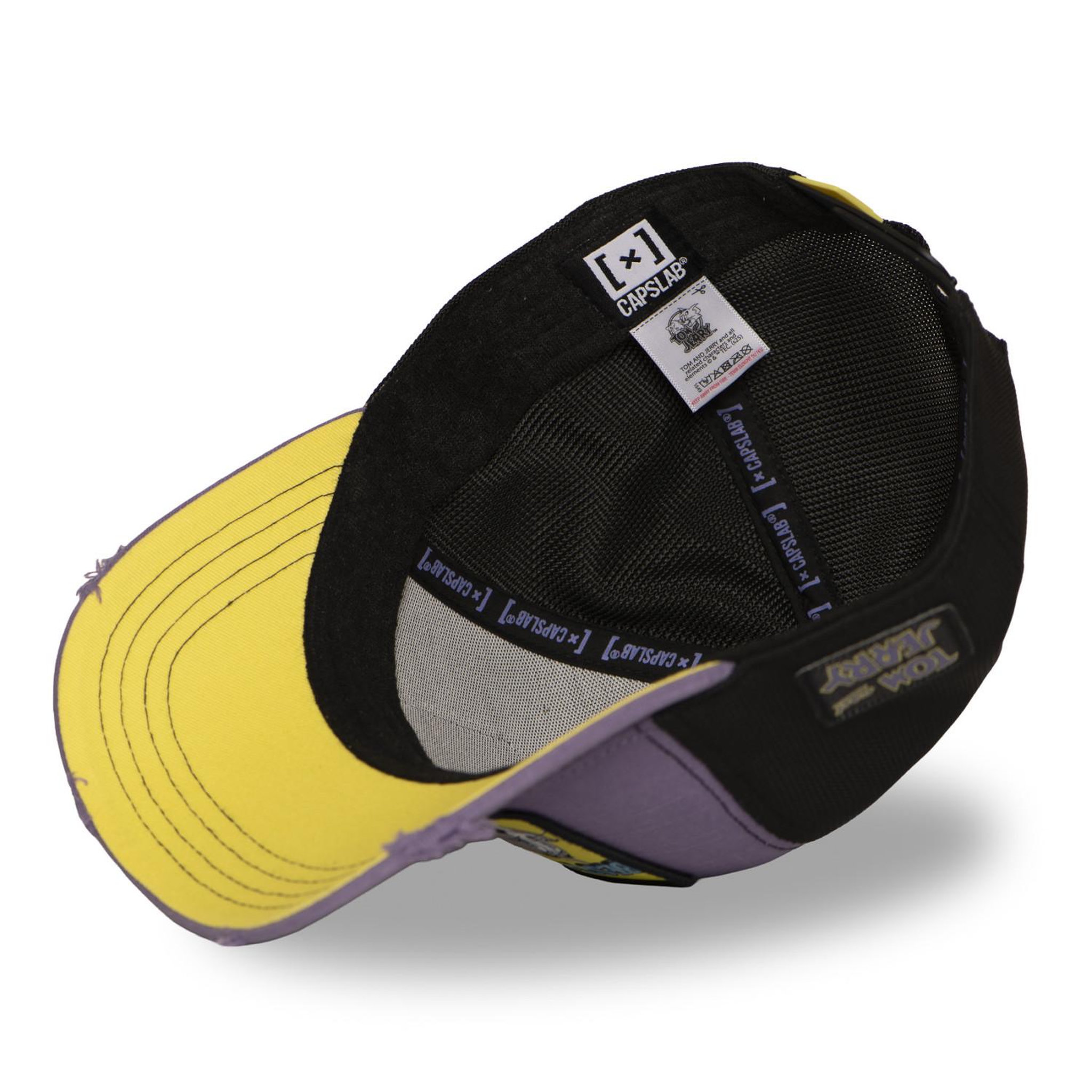Voir la diapositive 6 : CAPSLAB Casquette trucker filet finitions premium tom & jerry best friends