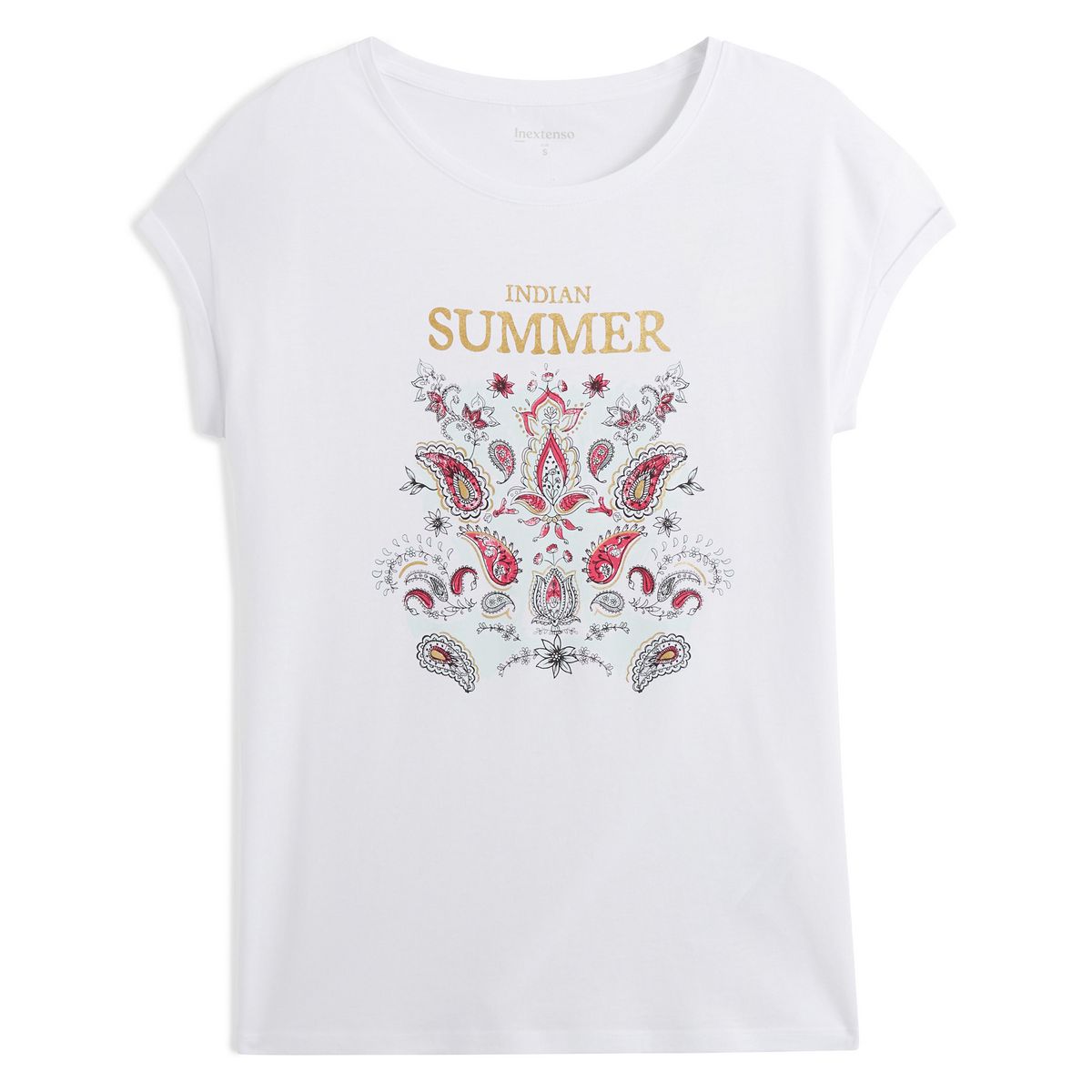 INEXTENSO T-shirt Blanc femme
