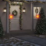 VIDAXL Lumiere de Noël avec piquet LED pliable rouge 57 cm