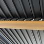 Voir la diapositive 5 : OUTSUNNY Pergola 3 x 4 m bioclimatique style contemporain alu