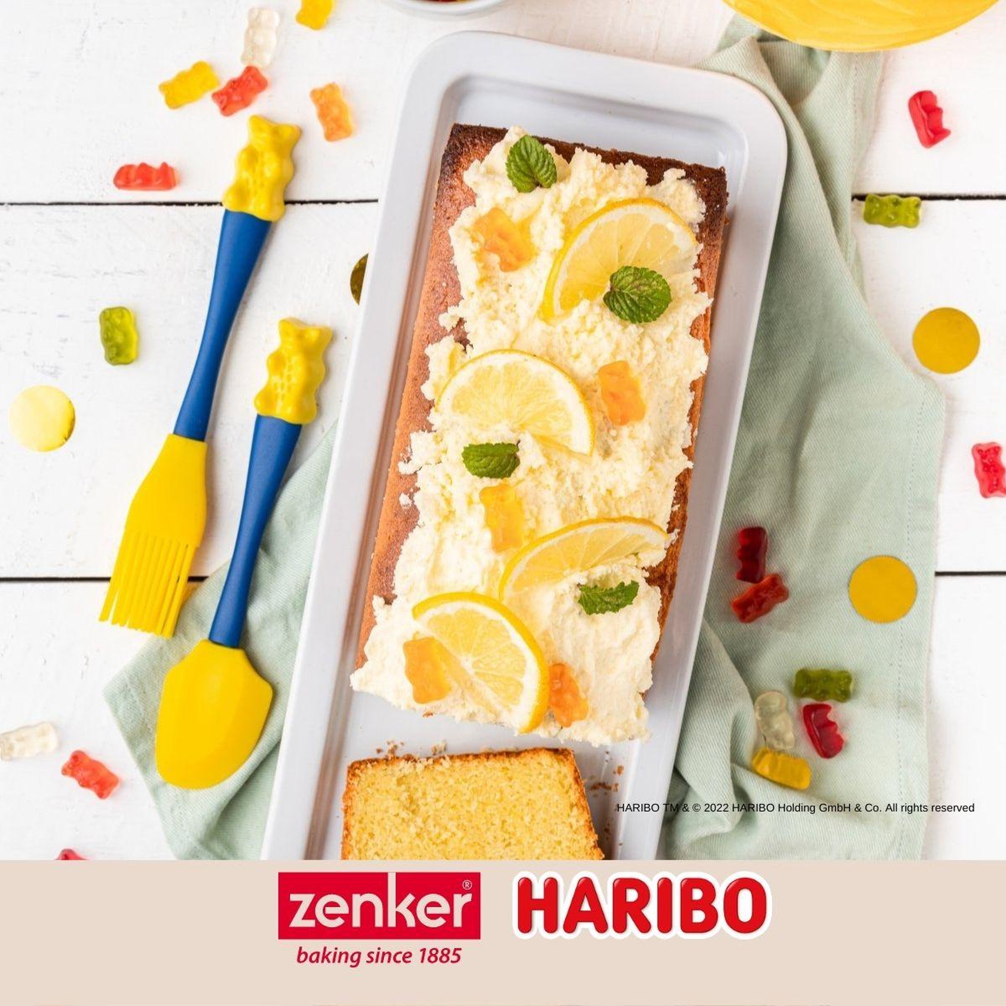 Voir la diapositive 2 : ZENKER Pinceau de cuisine et pâtisserie 19,8 cm en poils silicone zenker haribo