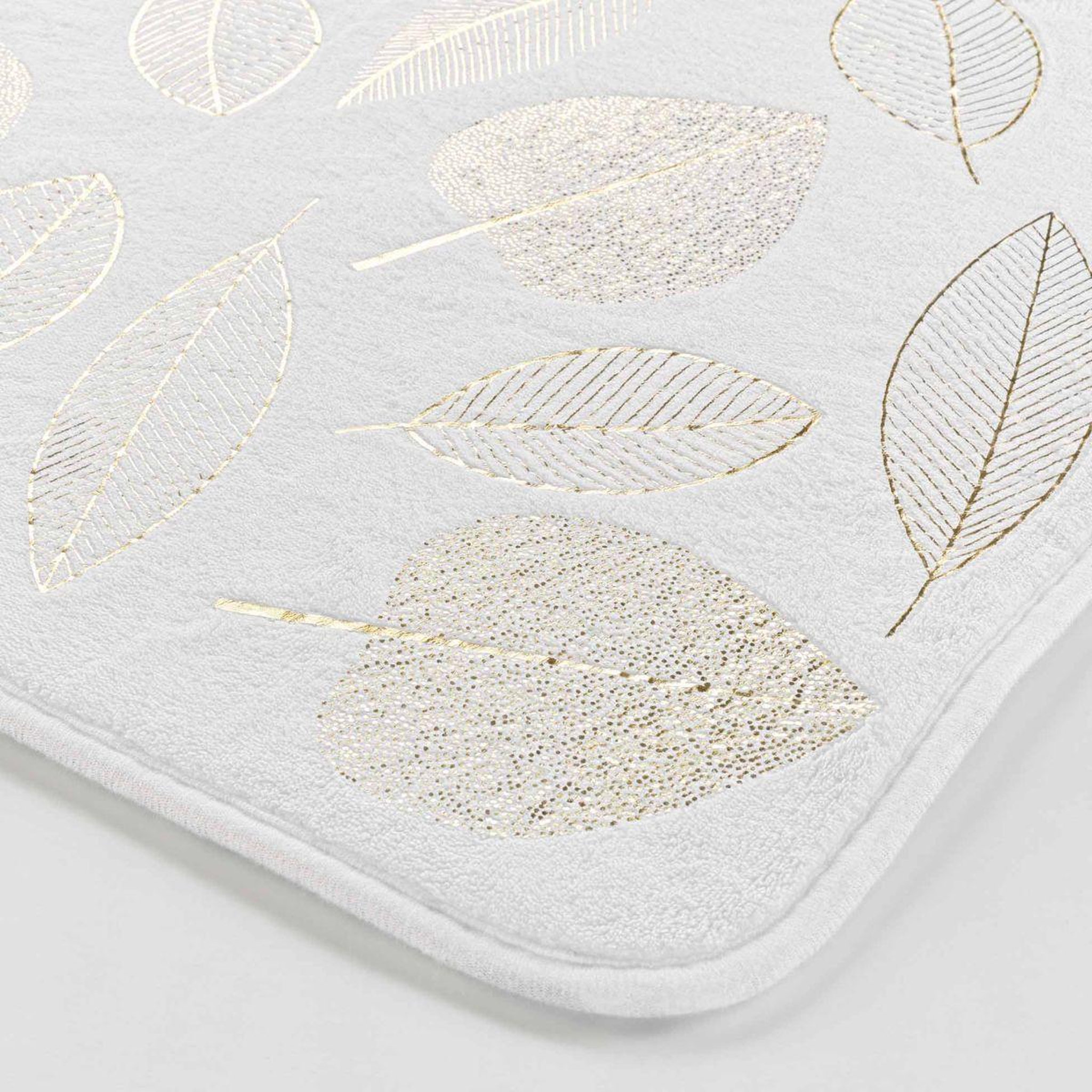 Voir la diapositive 2 : Douceur d'Intérieur Tapis de bain déco  joya  45x75cm or