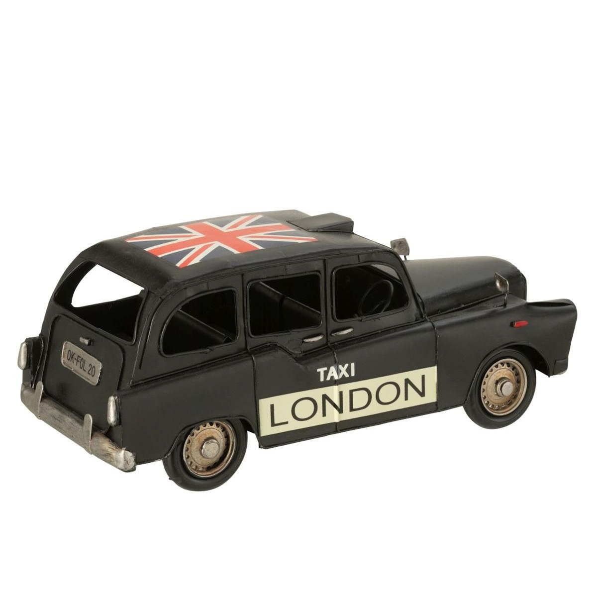 Paris Prix Voiture Déco en Métal  Antique  32cm Noir