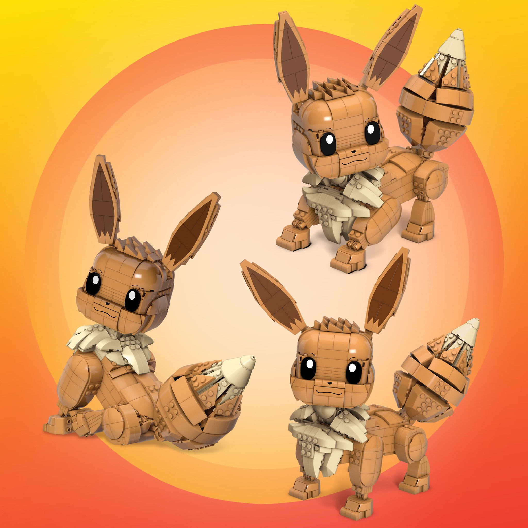 Voir la diapositive 6 : MEGA CONSTRUX Evoli Géant - Briques de construction - Pokemon 