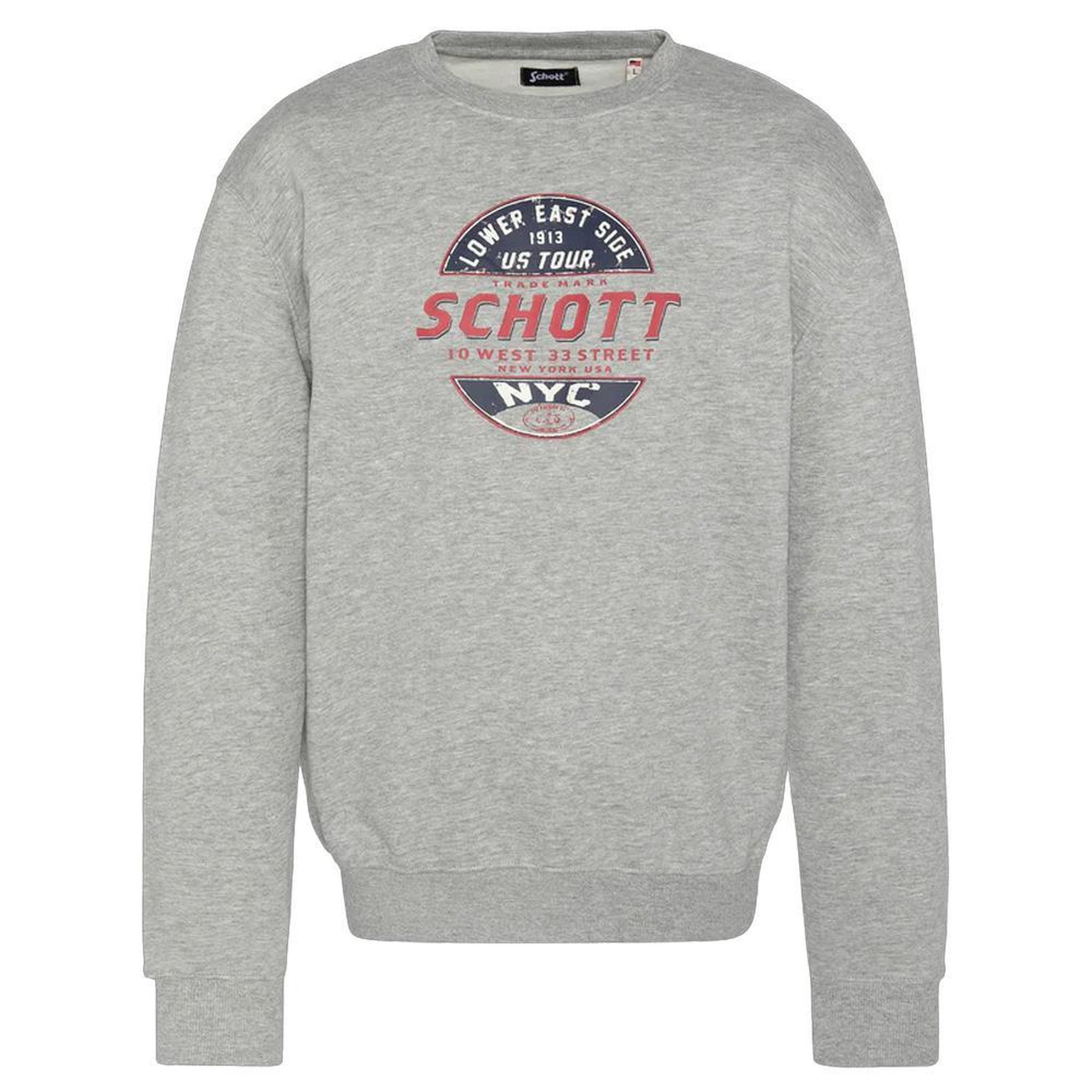 Voir la diapositive 1 : Schott Sweat  Homme Schott Rdc Print