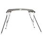 Voir la diapositive 5 : VIDAXL Toit bimini a 3 arceaux parois laterales 183x(170-182)x137 cm