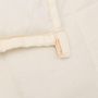 Voir la diapositive 5 : VIDAXL Couverture lestee Creme clair 150x200 cm 7 kg Tissu