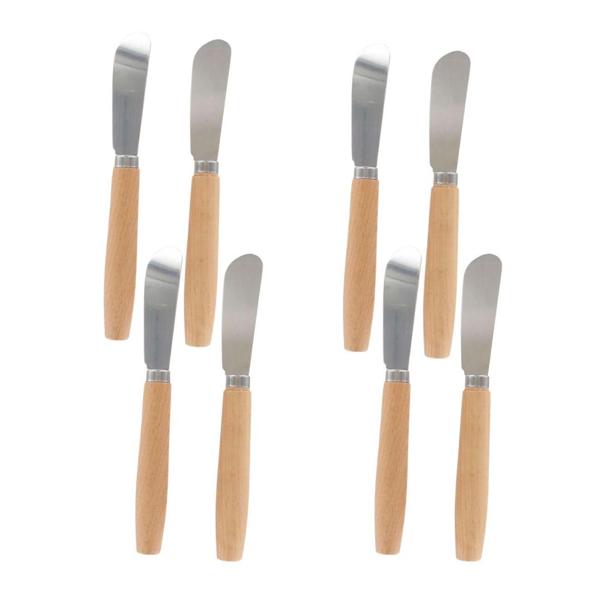 Fackelmann Ensemble de 8 couteaux à beurre 18 cm fackelmann sybarys