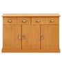 Voir la diapositive 3 : IDIMEX Buffet salon PARIS L116cm bois massif