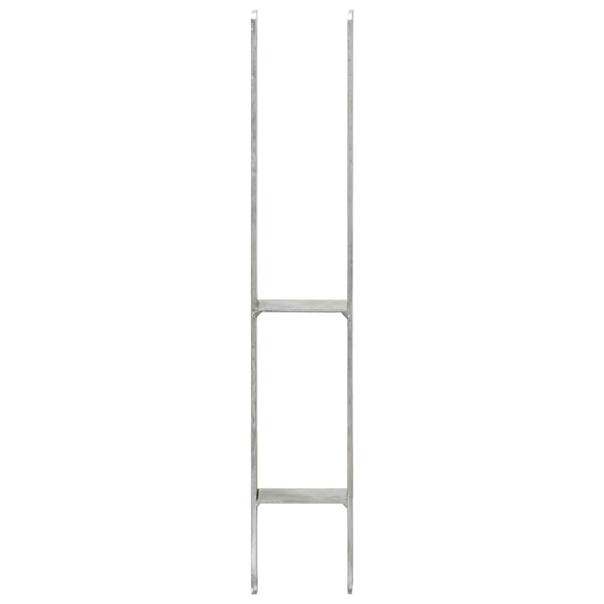 Voir la diapositive 3 : VIDAXL Piquets de cloture 6 pcs Argente 9x6x60 cm Acier galvanise