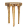 Voir la diapositive 2 : Paris Prix Tabouret en Bois  Kursis  45cm Naturel