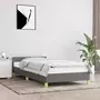 VIDAXL Cadre de lit avec tete de lit Gris fonce 100x200 cm Tissu