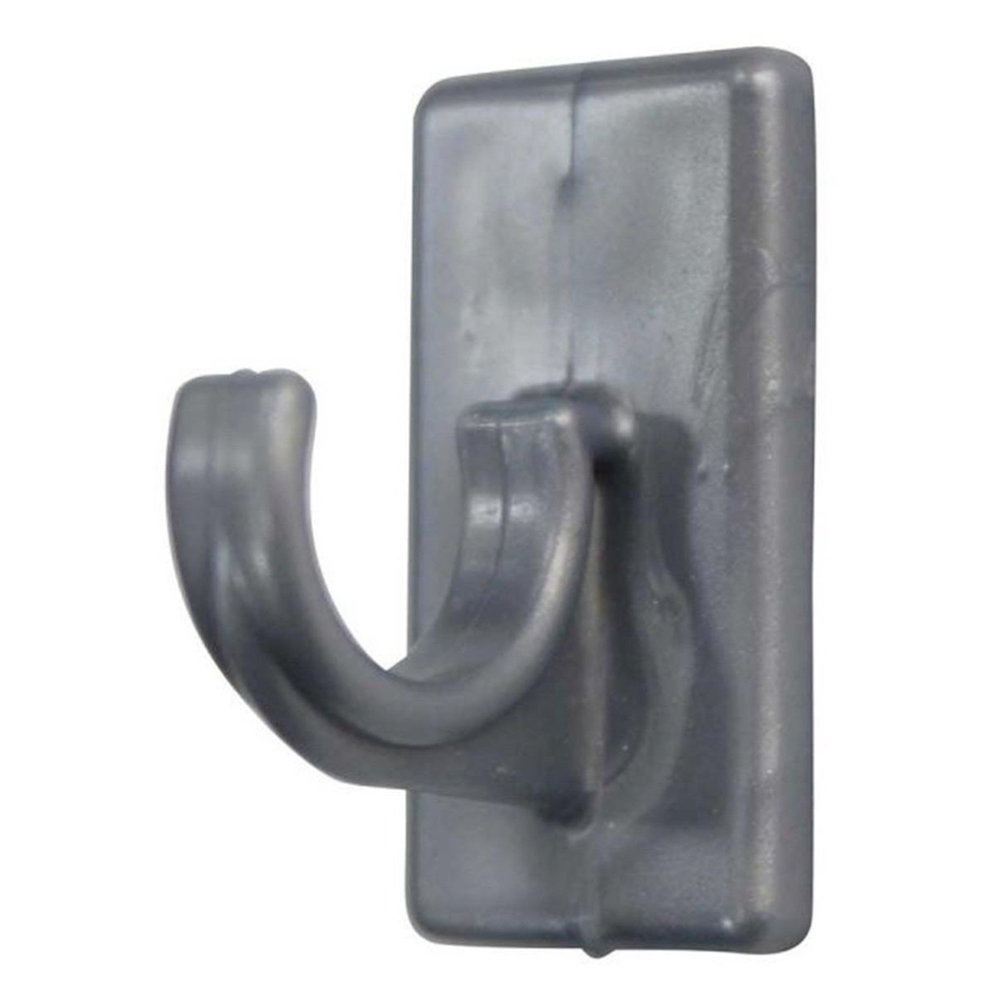 Douceur d'Intérieur Lot de 2 supports adhésifs courts  bistrot  11cm gris