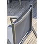 Voir la diapositive 5 : Paris Prix Lot de 2 Fauteuils de Jardin Empilables  Floride  86cm Gris Anthracite