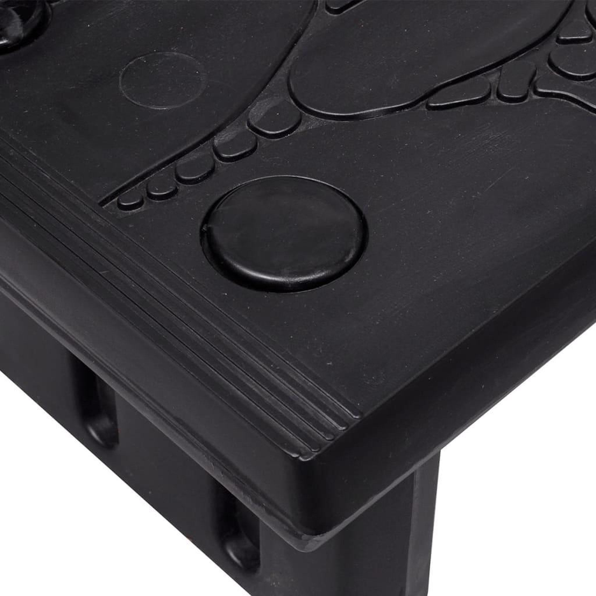 Voir la diapositive 4 : VIDAXL Marches de spa noir