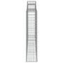 Voir la diapositive 4 : VIDAXL Panier de gabions arque 300x30x140/160 cm Fer galvanise