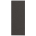 VIDAXL Paillasson noir et gris a rayures 115x300 cm