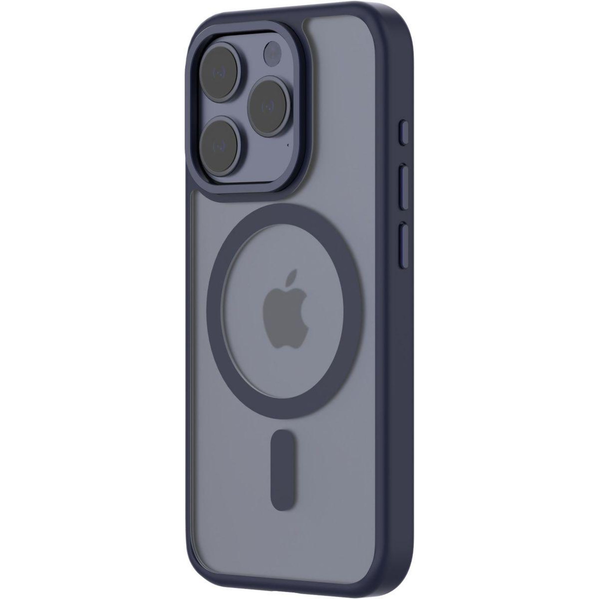 Voir la diapositive 3 : Qdos Coque Iphone 15 Pro MagSafe Hybrid SNAP Bleu