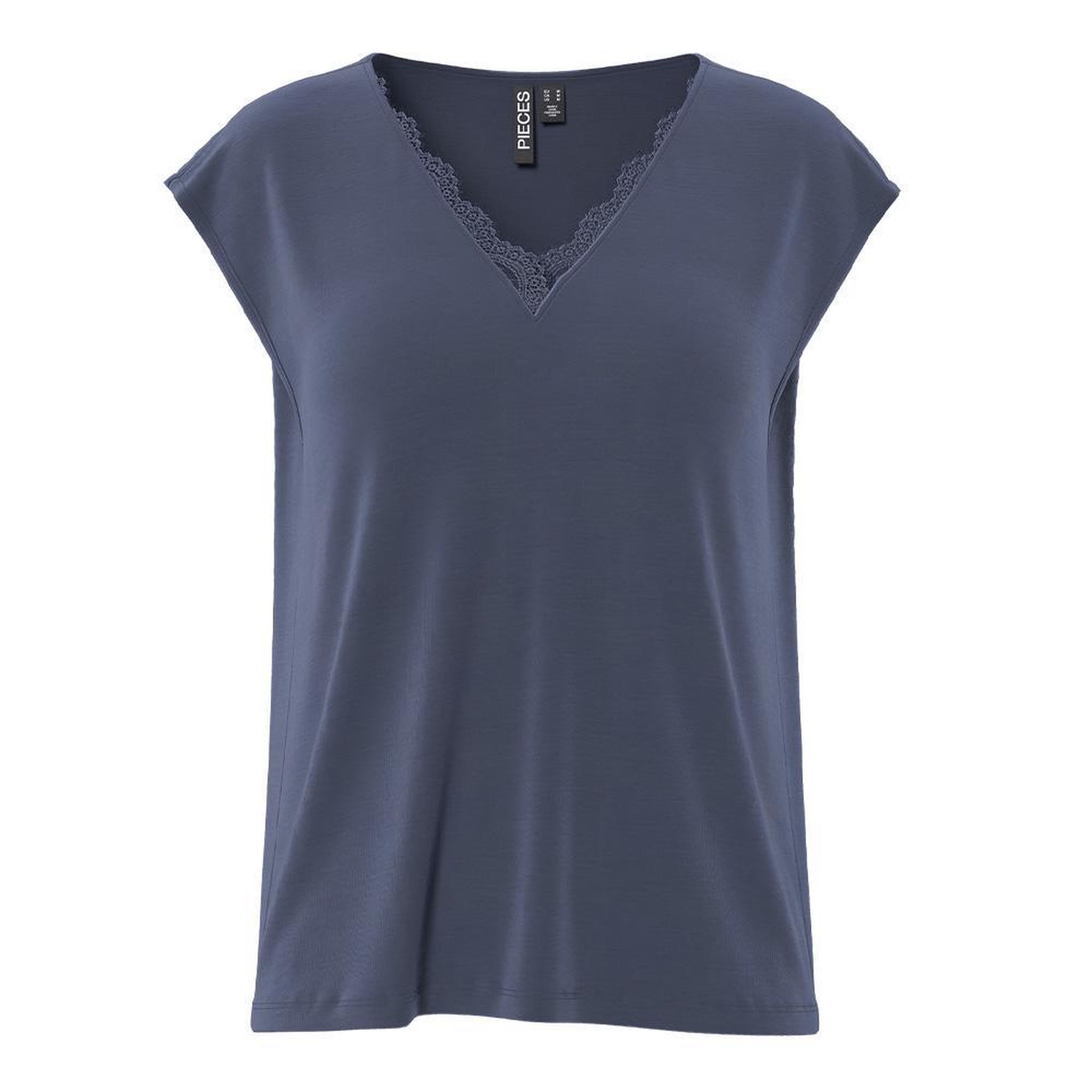 Voir la diapositive 1 : Pieces T-Shirt Marine Femme Pieces Kamala