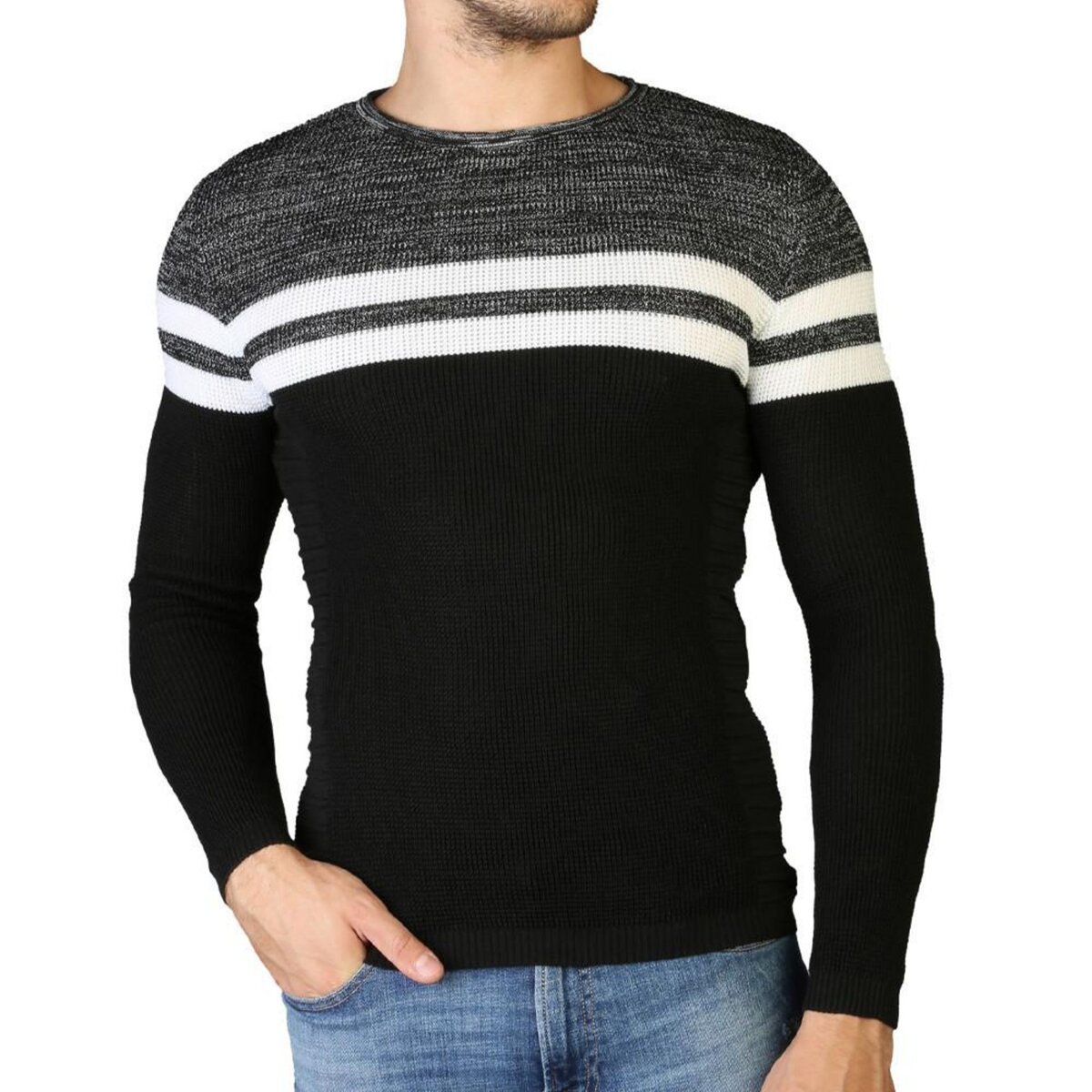 Pull Noir Homme Just Emporio 507 pas cher Auchan