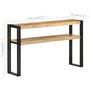 Voir la diapositive 5 : VIDAXL Table console 120x30x75 cm Bois de manguier brut