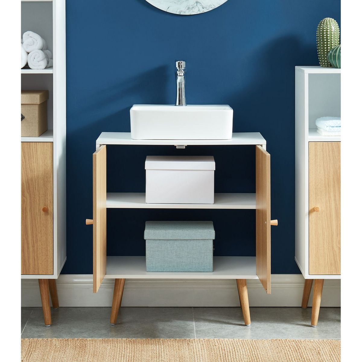 Meuble de salle de bain sous vasque L60cm ALEX