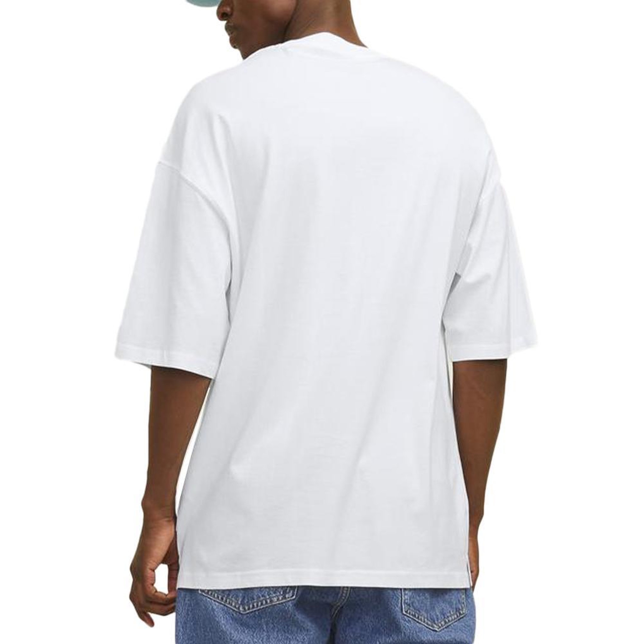 Voir la diapositive 2 : Jack & Jones T-shirt Uni Blanc Homme Jack & Jones Charge