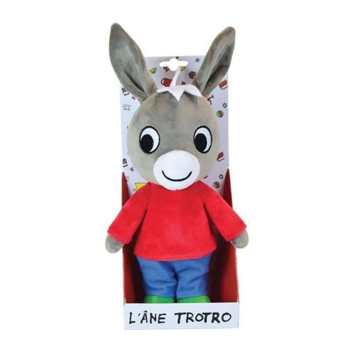 JEMINI Personnage en peluche Jemini Âne Trotro 40 cm