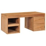 VIDAXL Table basse 90x50x40 cm bois de teck massif