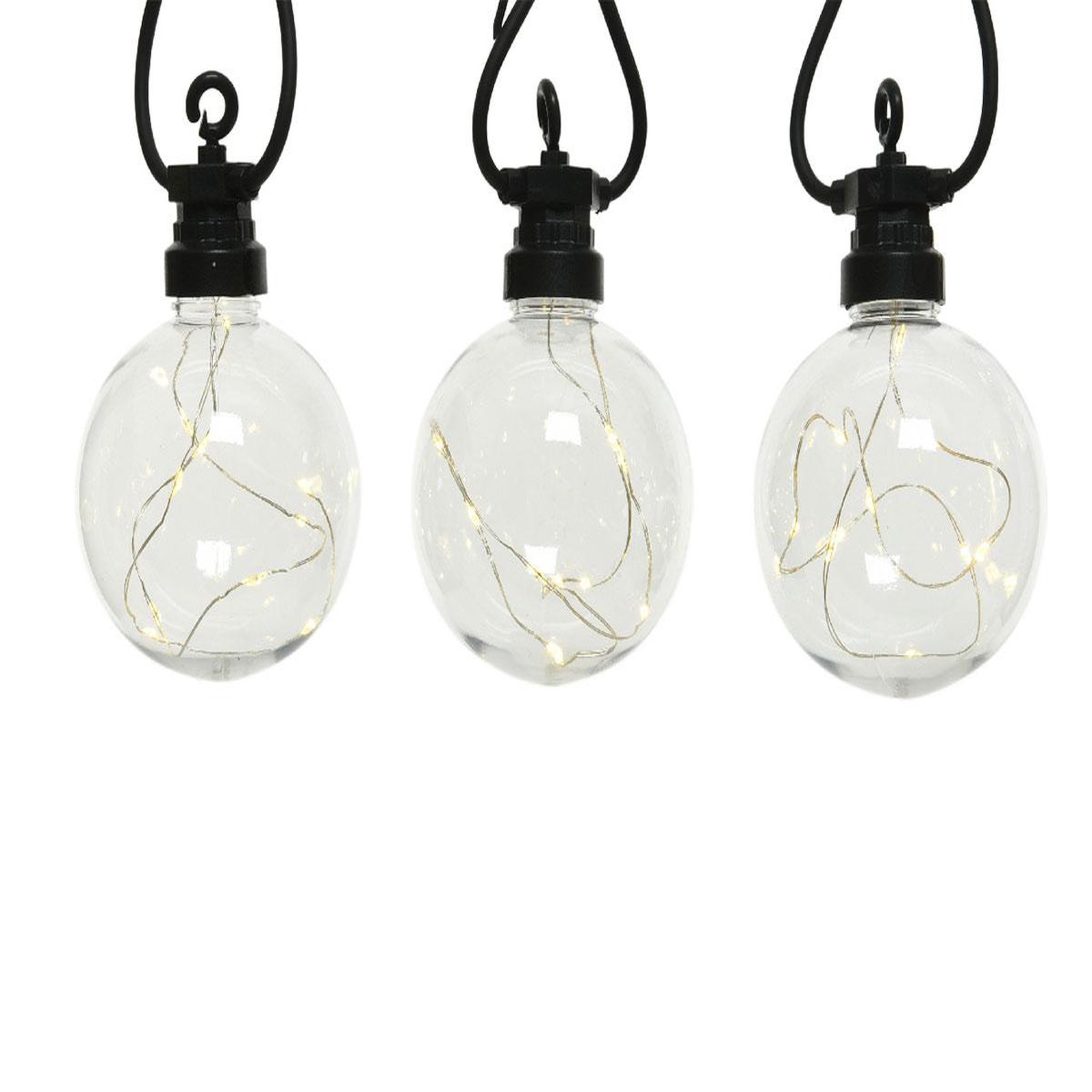 Voir la diapositive 1 : JARDIDECO Guirlande lumineuse guinguette électrique LED 10 ampoules 2,70 m