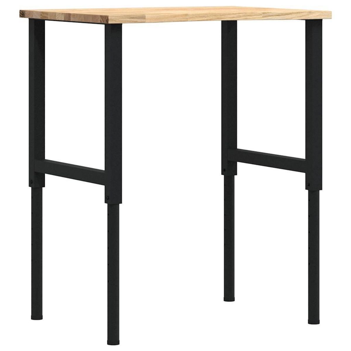 VIDAXL Etabli 80x60x(71,5-98) cm bois de chene massif