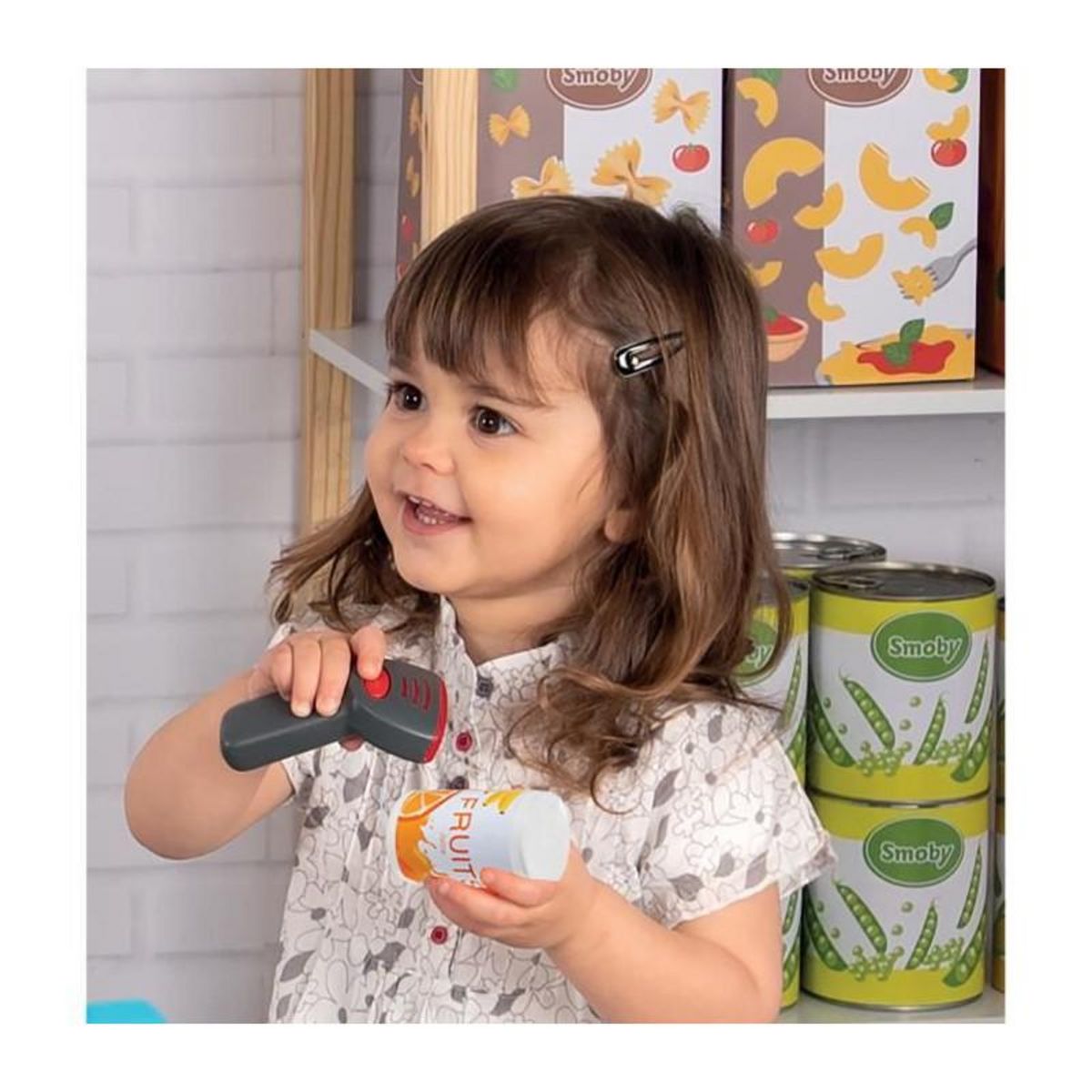 SMOBY Smoby grande caisse enregistreuse - 30 accessoires inclus - des 3 ans
