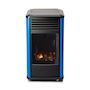 Voir la diapositive 5 : SAHARA Chauffage à gaz 3400W Bleu Effet feu + Tuyau gaz + Détendeur butane Manhattan Sahara