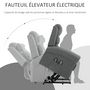Voir la diapositive 5 : HOMCOM Fauteuil de massage fauteuil releveur électrique inclinaison réglable repose-pied ajustable lin gris chiné